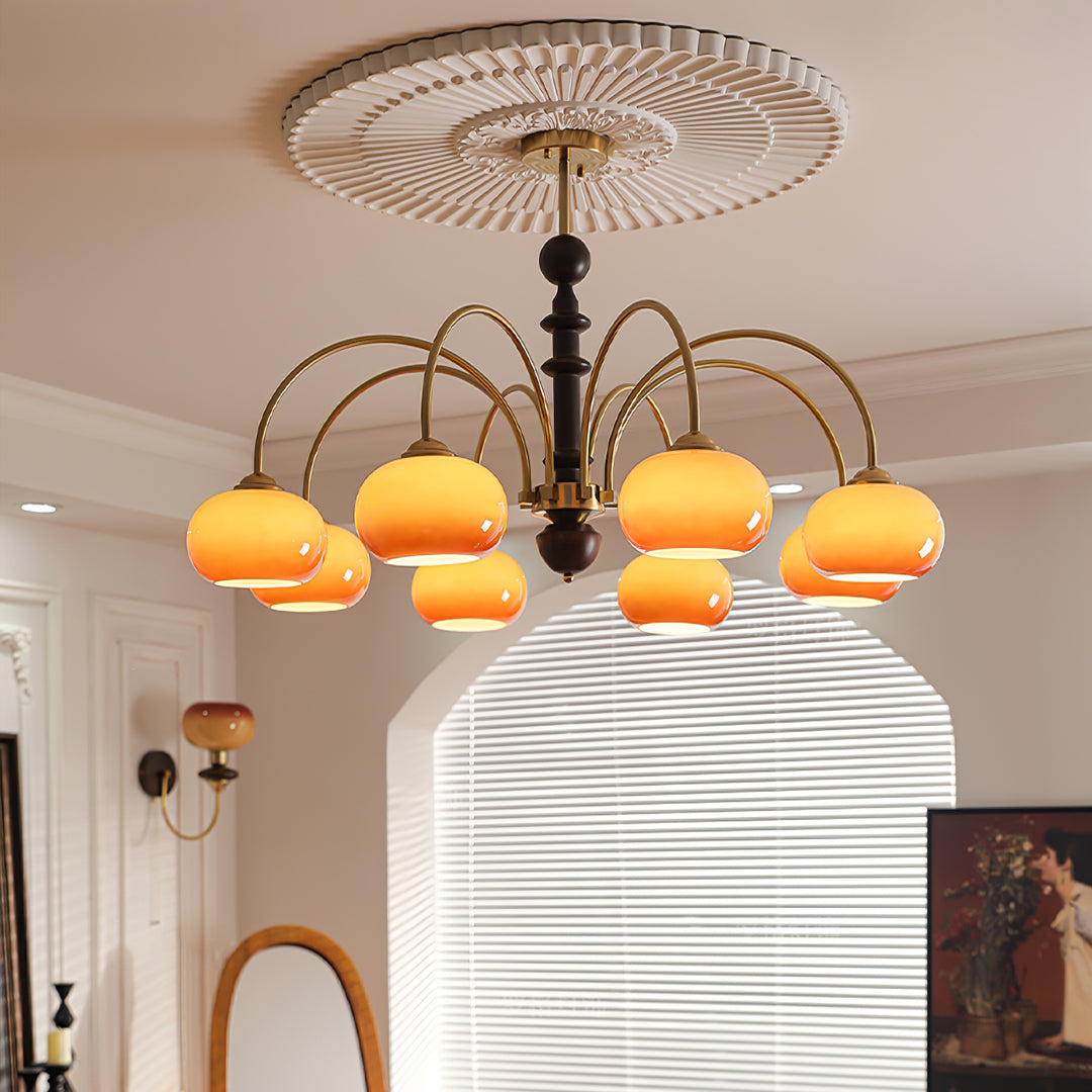 Ripe Persimmon Chandelier - Vakkerlight