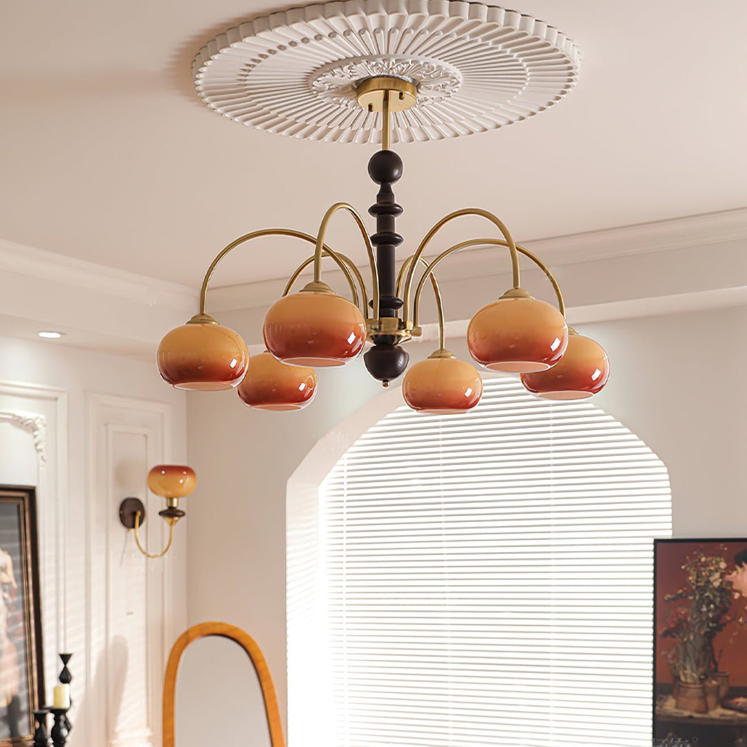 Ripe Persimmon Chandelier - Vakkerlight