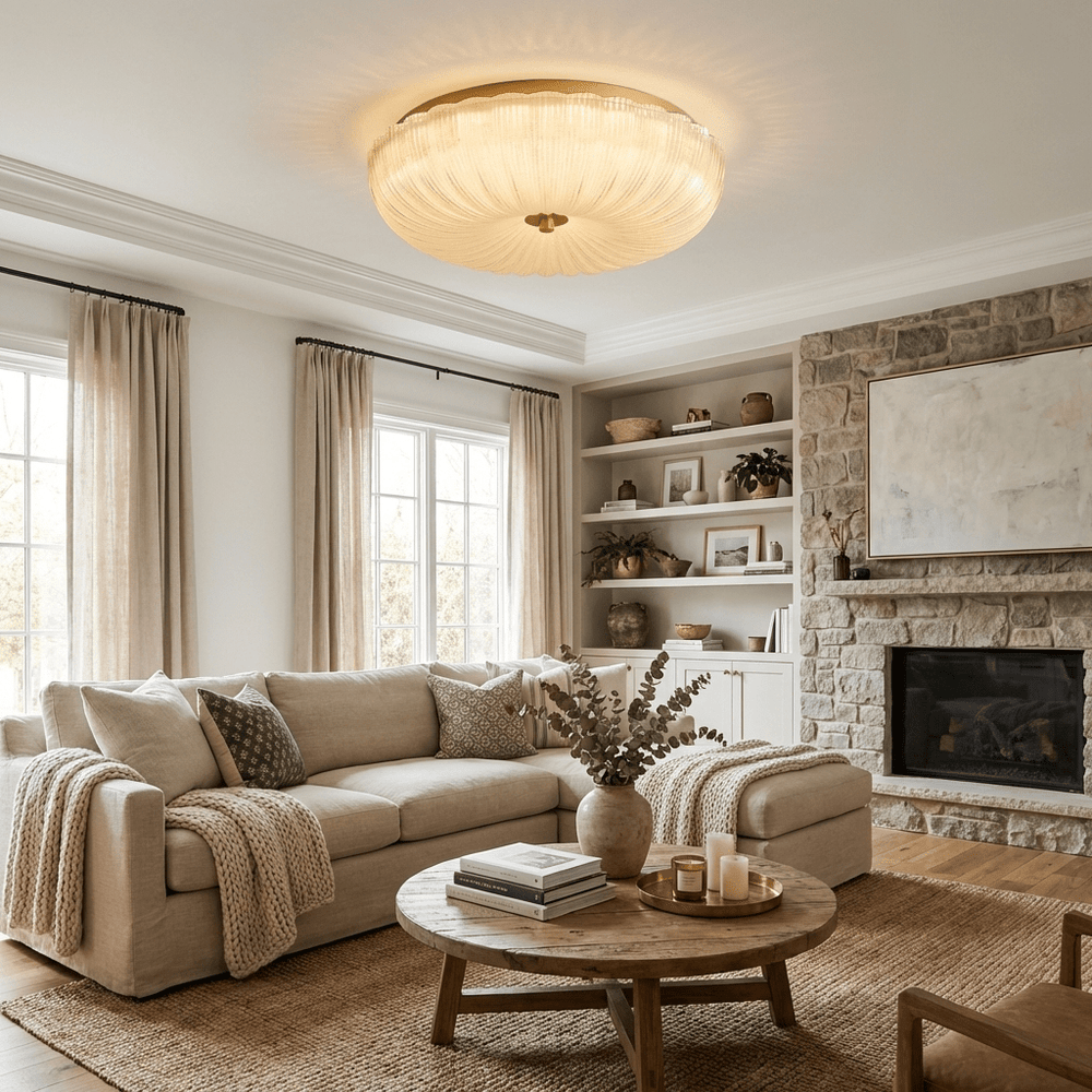 Ripple Glass Ceiling Light - Vakkerlight