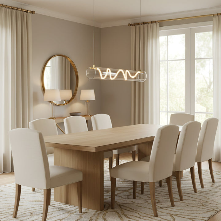 Ripple Linear Pendant Lamp - Vakkerlight