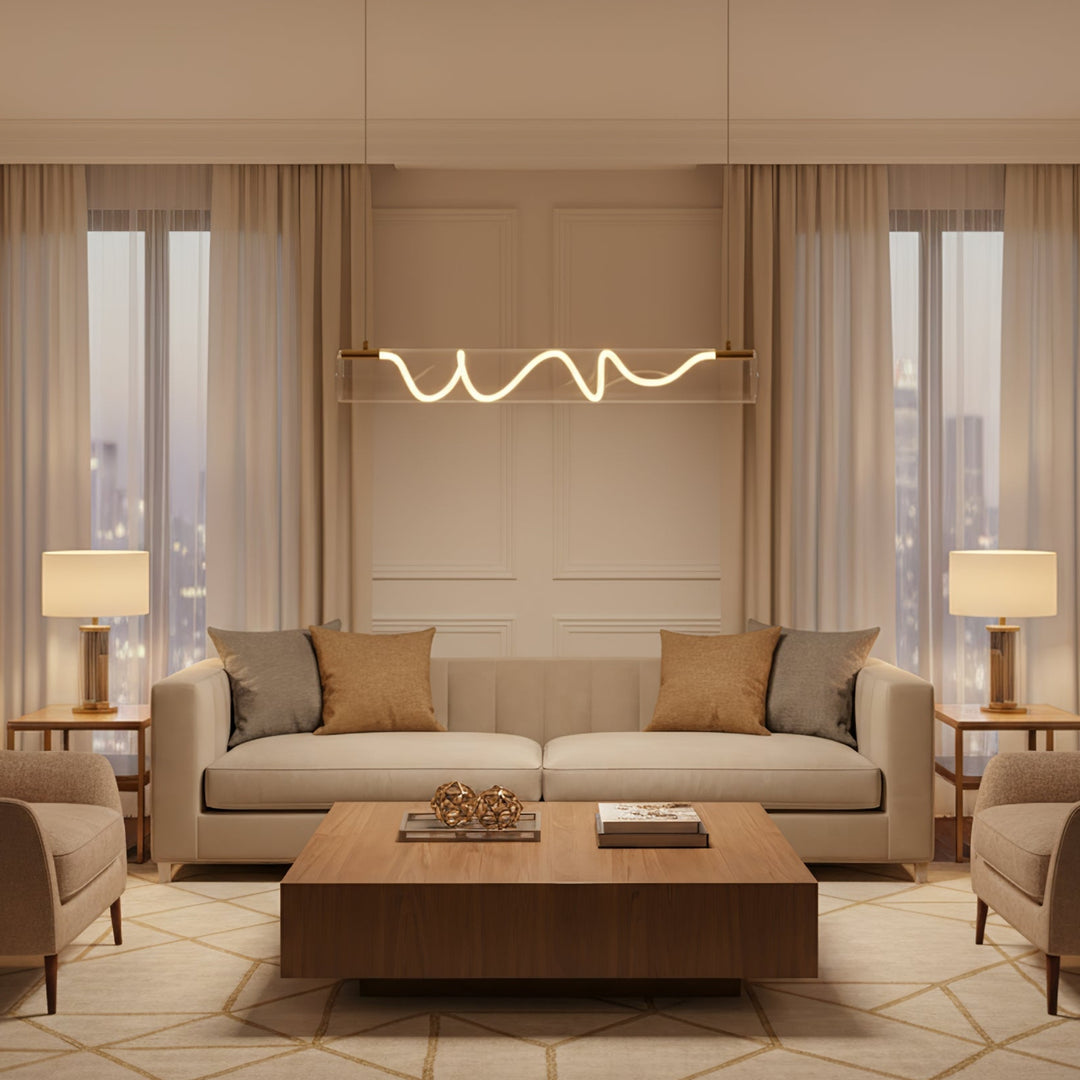 Ripple Linear Pendant Lamp - Vakkerlight