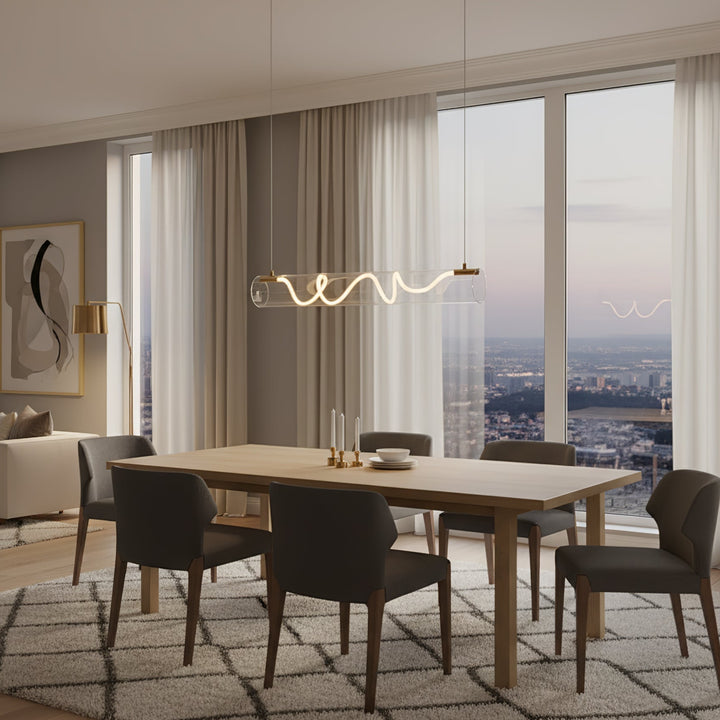 Ripple Linear Pendant Lamp - Vakkerlight