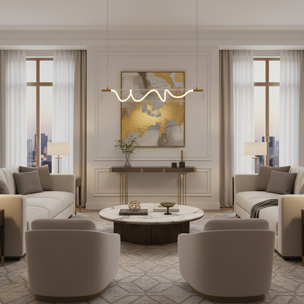 Ripple Linear Pendant Lamp - Vakkerlight