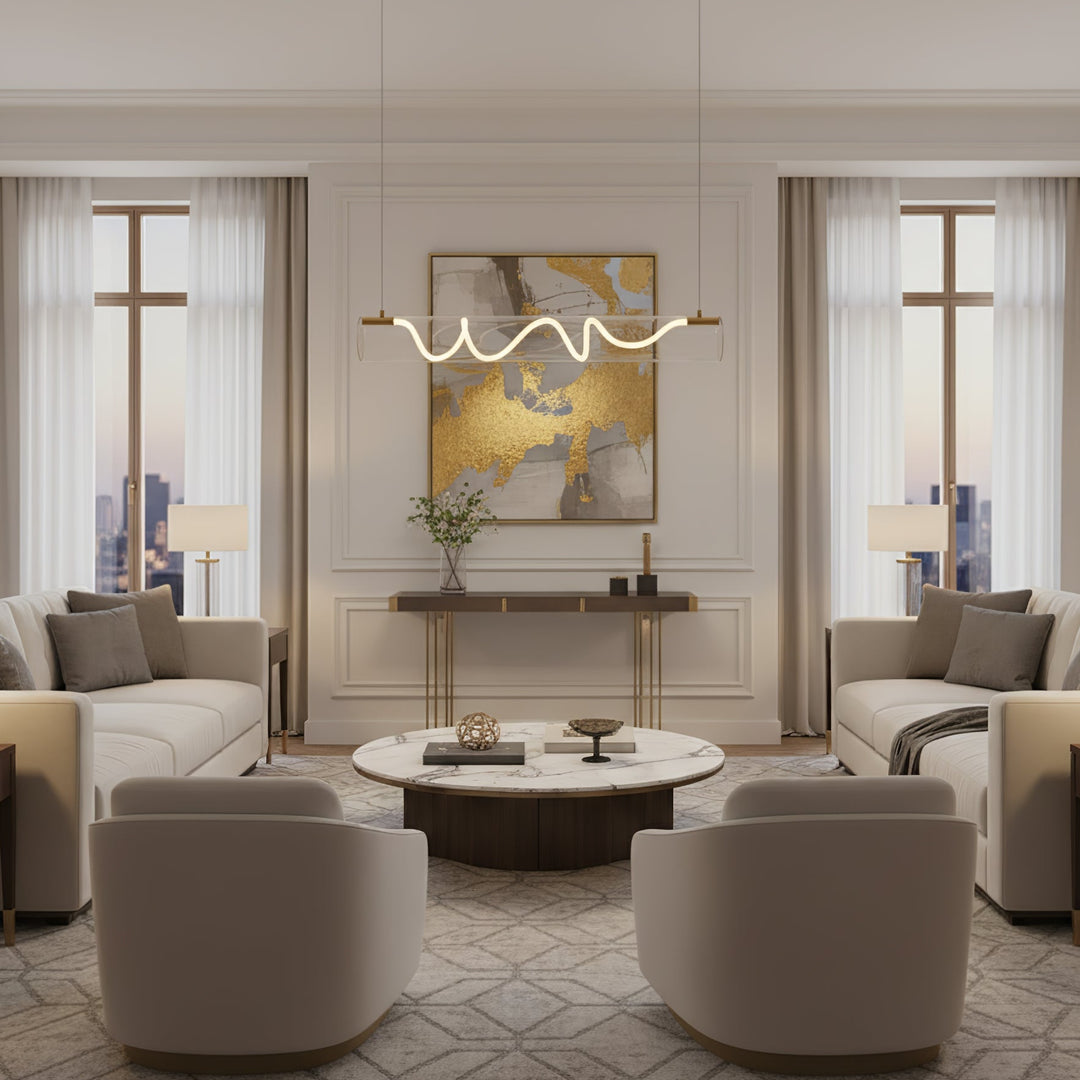 Ripple Linear Pendant Lamp - Vakkerlight