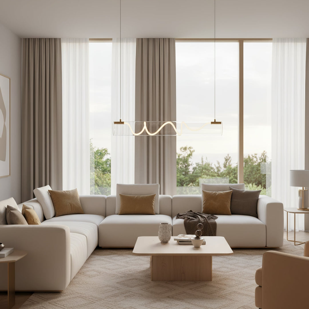 Ripple Linear Pendant Lamp - Vakkerlight