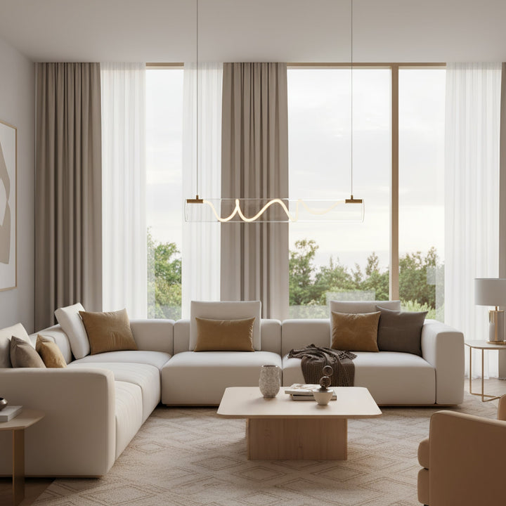 Ripple Linear Pendant Lamp - Vakkerlight