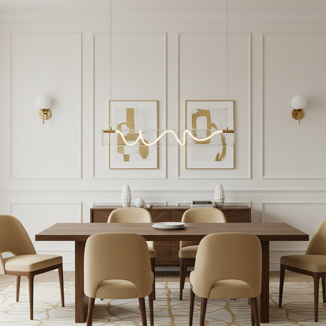 Ripple Linear Pendant Lamp - Vakkerlight