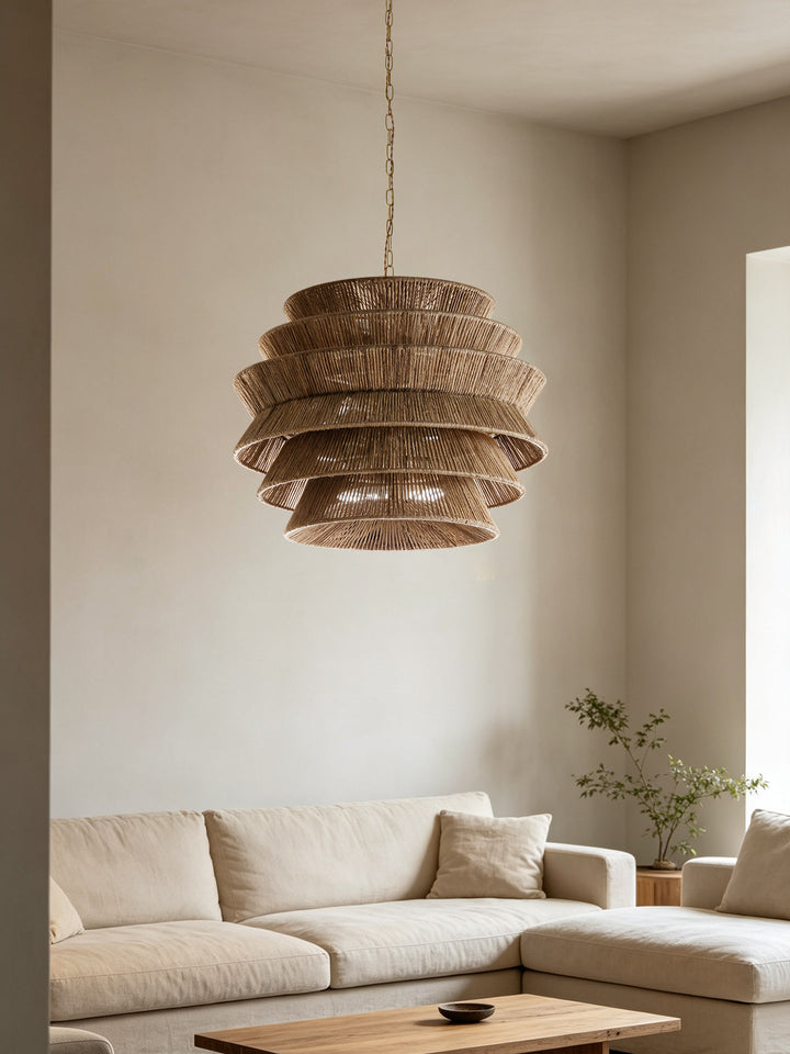 Ripple Tiered Rope Chandelier