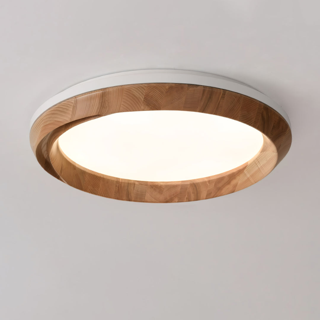 Ripple Wood Ceiling Light - Vakkerlight