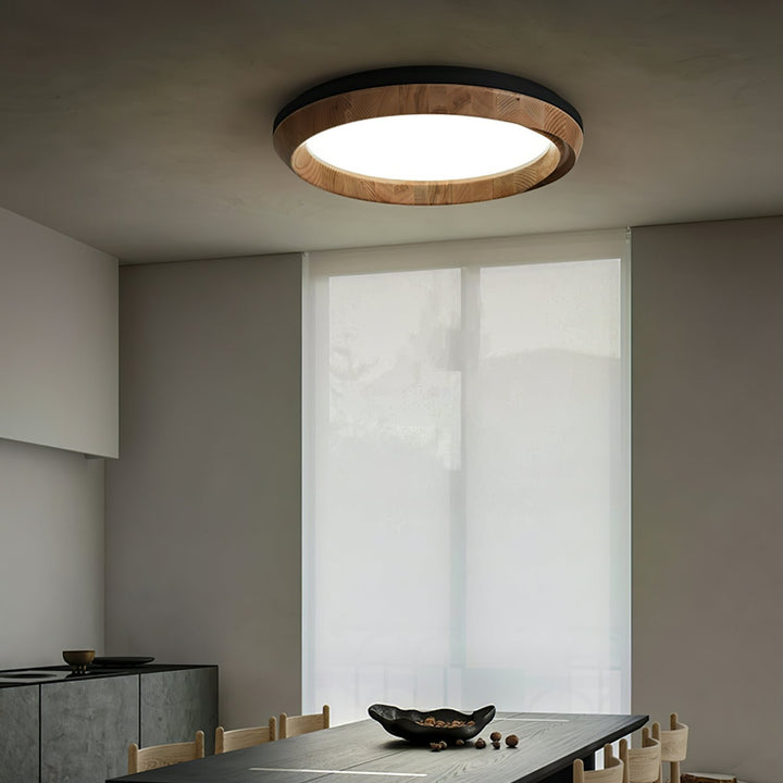 Ripple Wood Ceiling Light - Vakkerlight