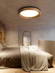 Ripple Wood Ceiling Light