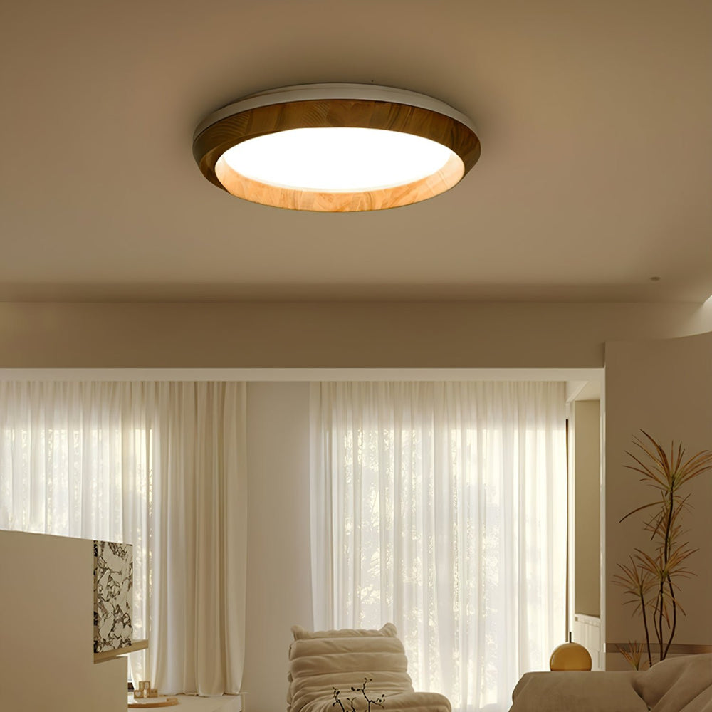 Ripple Wood Ceiling Light - Vakkerlight