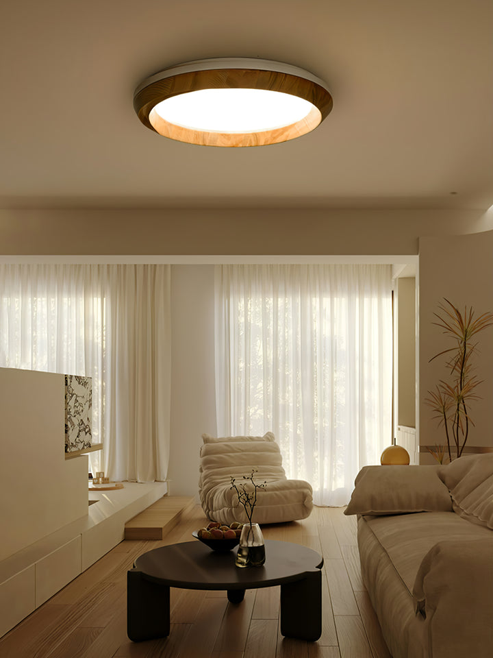 Ripple Wood Ceiling Light - Vakkerlight