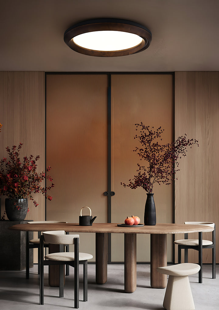 Ripple Wood Ceiling Light - Vakkerlight