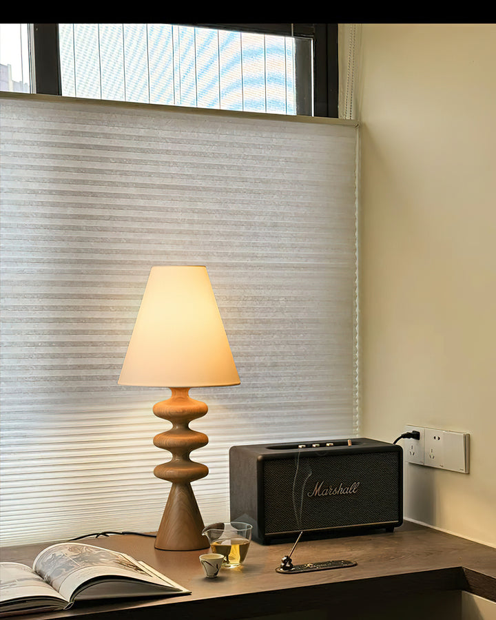 Ripple Wood Table Lamp - Vakkerlight