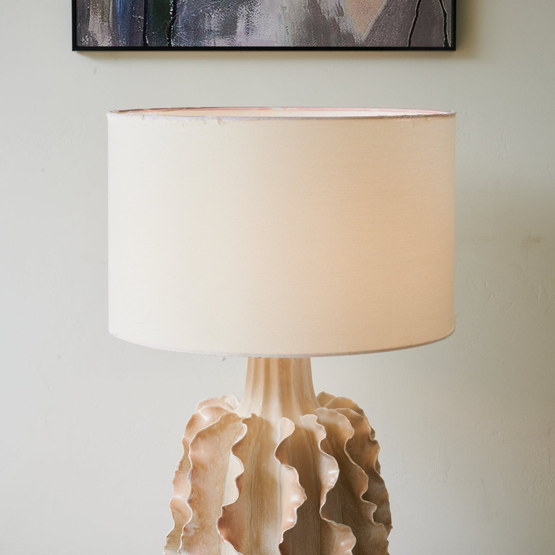 Rippled Clay Table Lamp - Vakkerlight