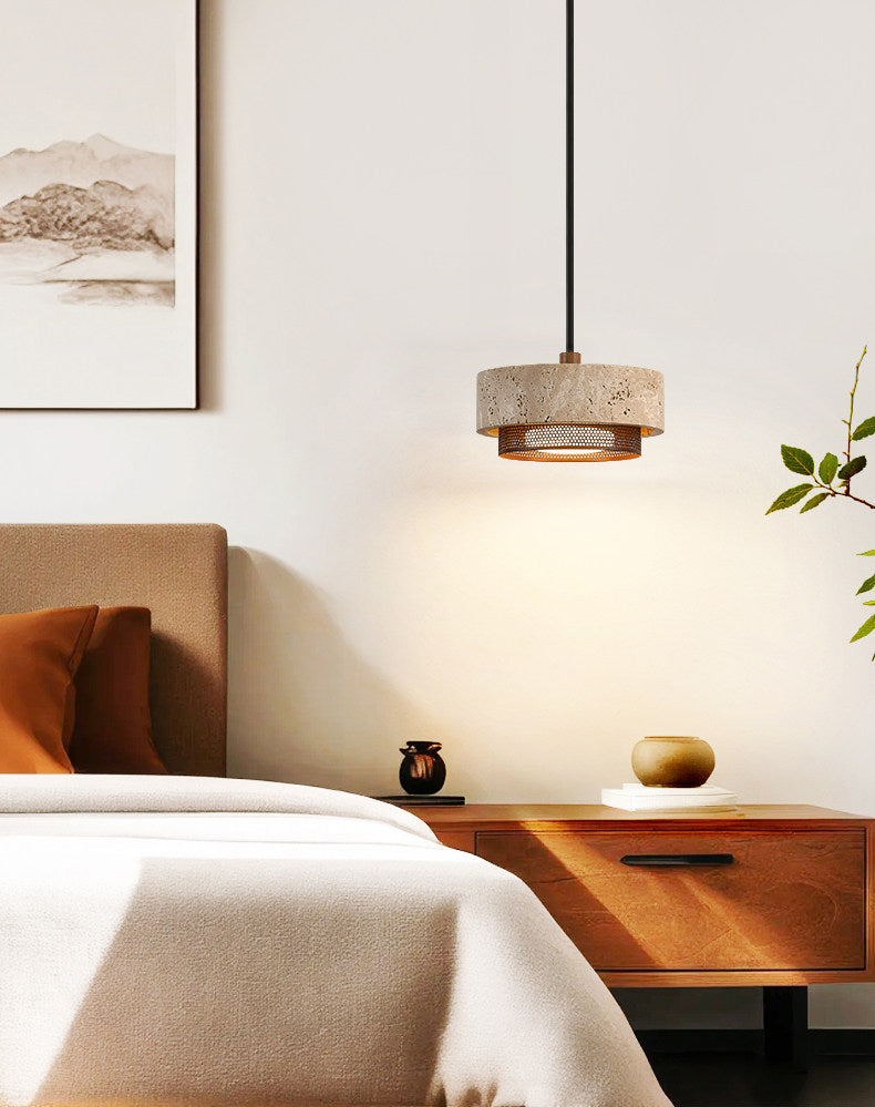 Riva Travertine Pendant Lamp