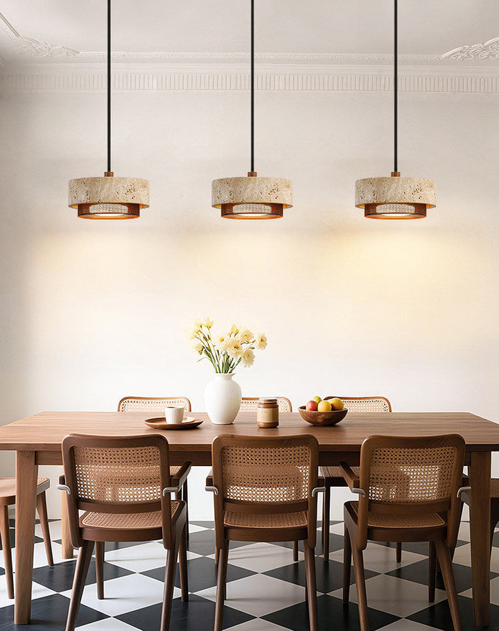 Riva Travertine Pendant Lamp