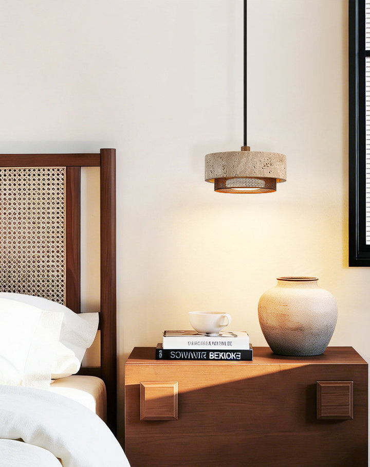 Riva Travertine Pendant Lamp
