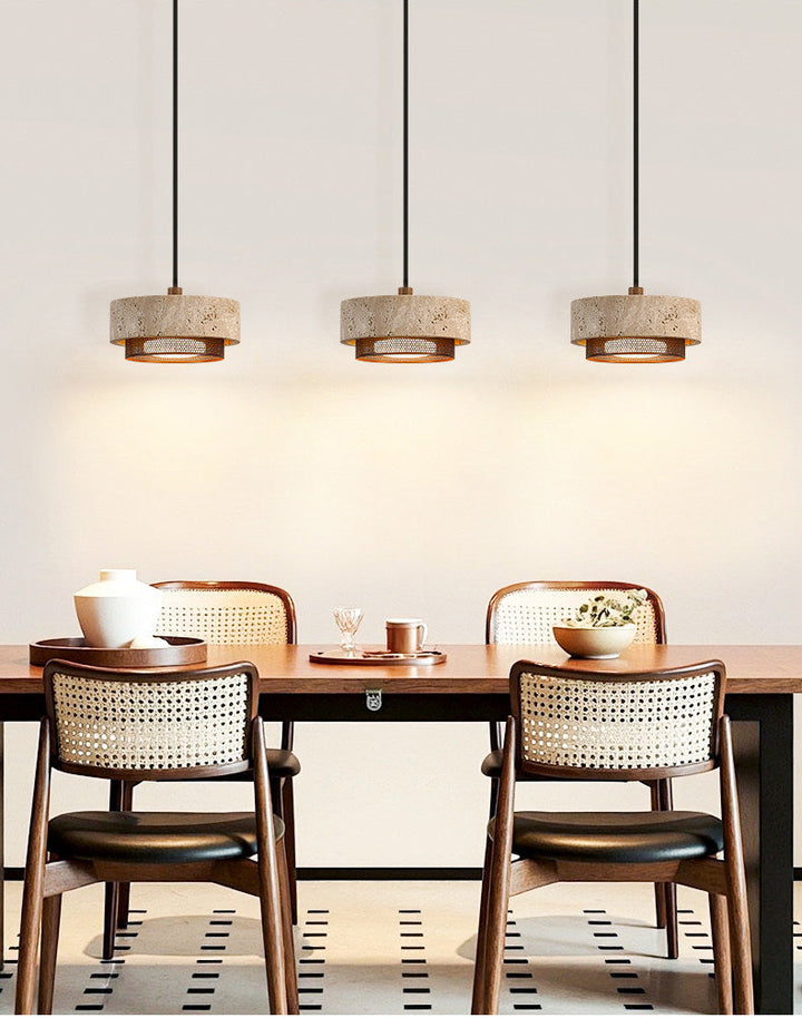 Riva Travertine Pendant Lamp