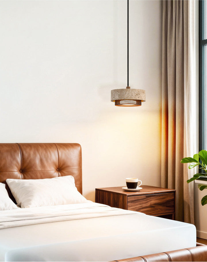 Riva Travertine Pendant Lamp