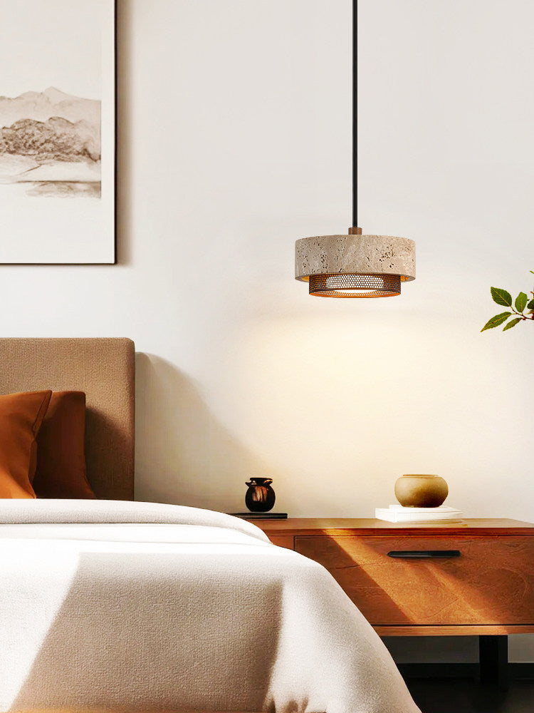 Riva Travertine Pendant Lamp