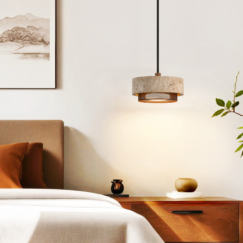 Riva Travertine Pendant Lamp