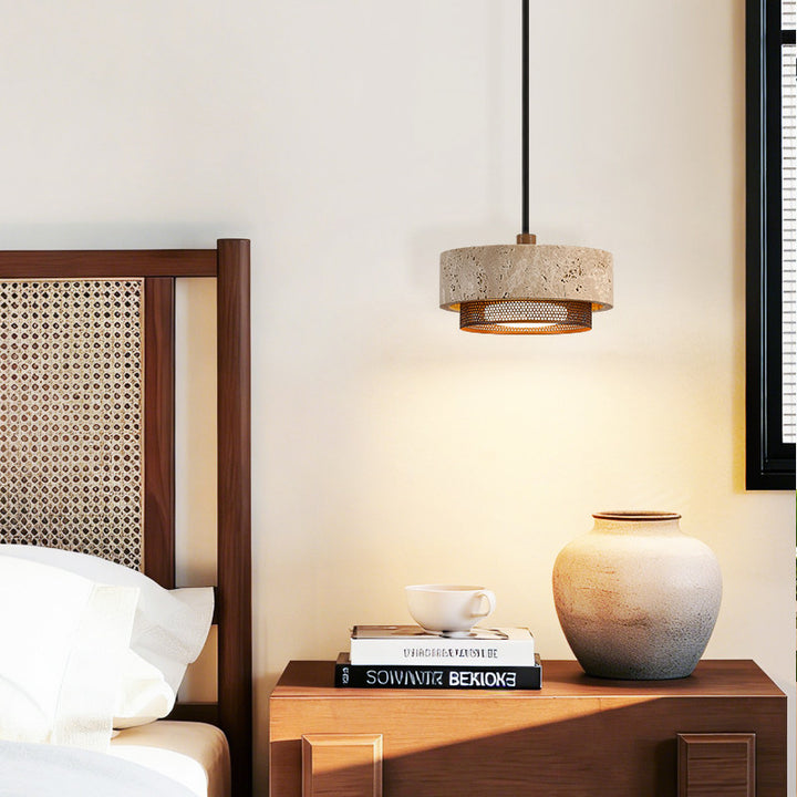 Riva Travertine Pendant Lamp