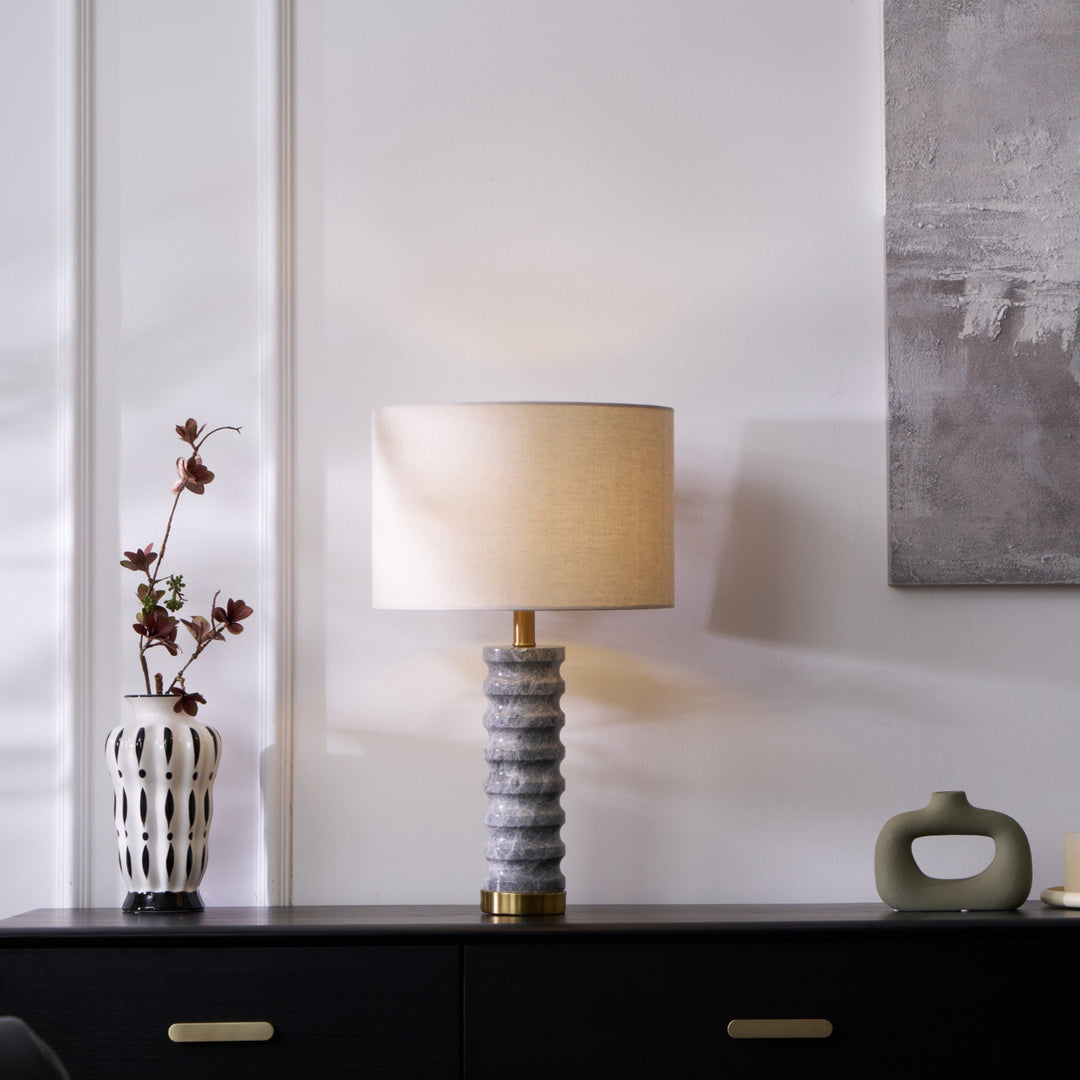 Rivara Stone Table Lamp - Vakkerlight
