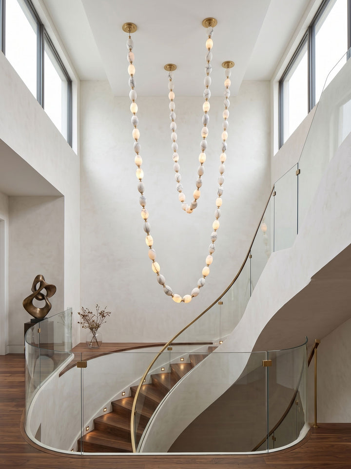 Rivière Glass Chain Chandelier - Vakkerlight
