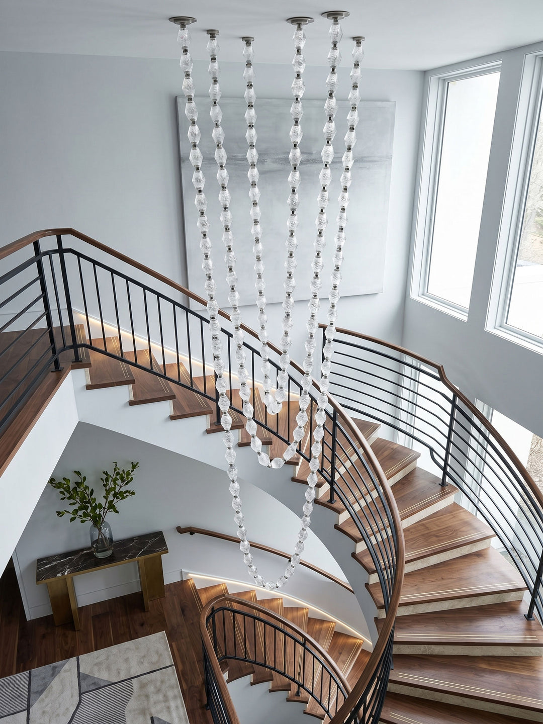Rivière Glass Chain Chandelier - Vakkerlight