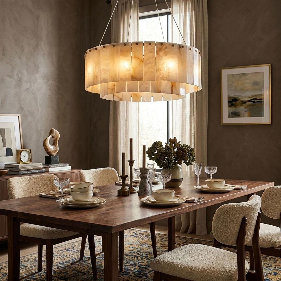 Rock Alabaster Chandelier - Vakkerlight