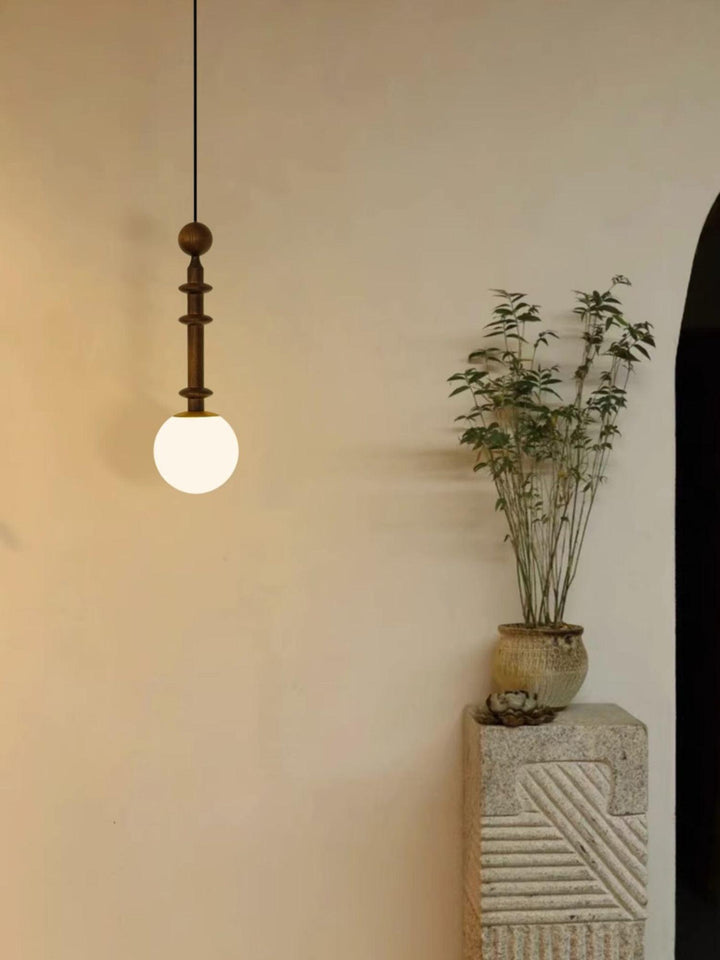 Roman Column Small Pendant Light - Vakkerlight