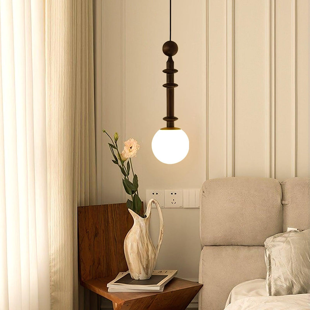 Roman Column Small Pendant Light - Vakkerlight