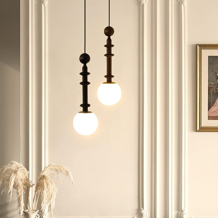 Roman Column Small Pendant Light - Vakkerlight