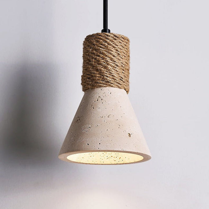 Rope Stone Cone Sconce - Vakkerlight