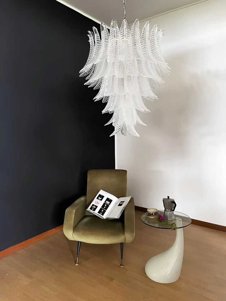 Rosalind Murano Clear Glass Chandelier - Vakkerlight