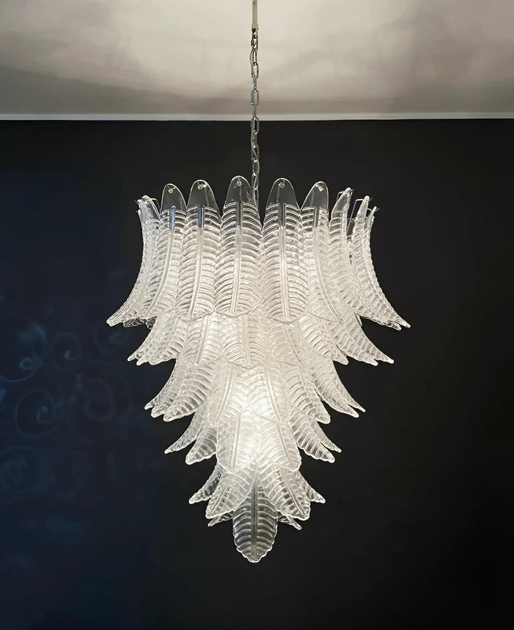 Rosalind Murano Clear Glass Chandelier - Vakkerlight