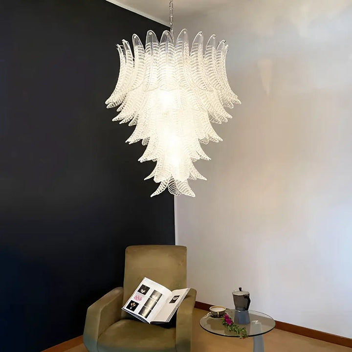 Rosalind Murano Clear Glass Chandelier - Vakkerlight