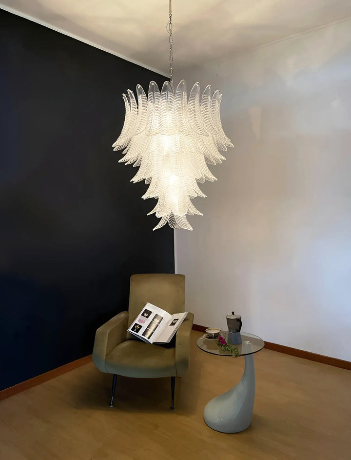 Rosalind Murano Clear Glass Chandelier - Vakkerlight