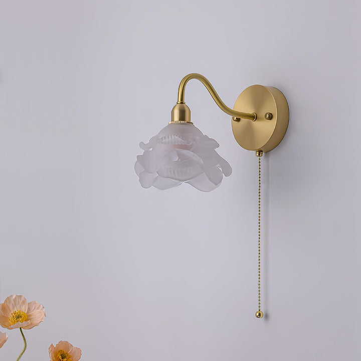 Rose Brass Wall Light - Vakkerlight