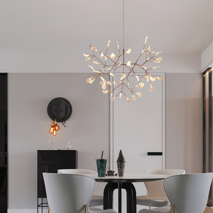 Rose Gold Firefly LED Chandelier - Vakkerlight