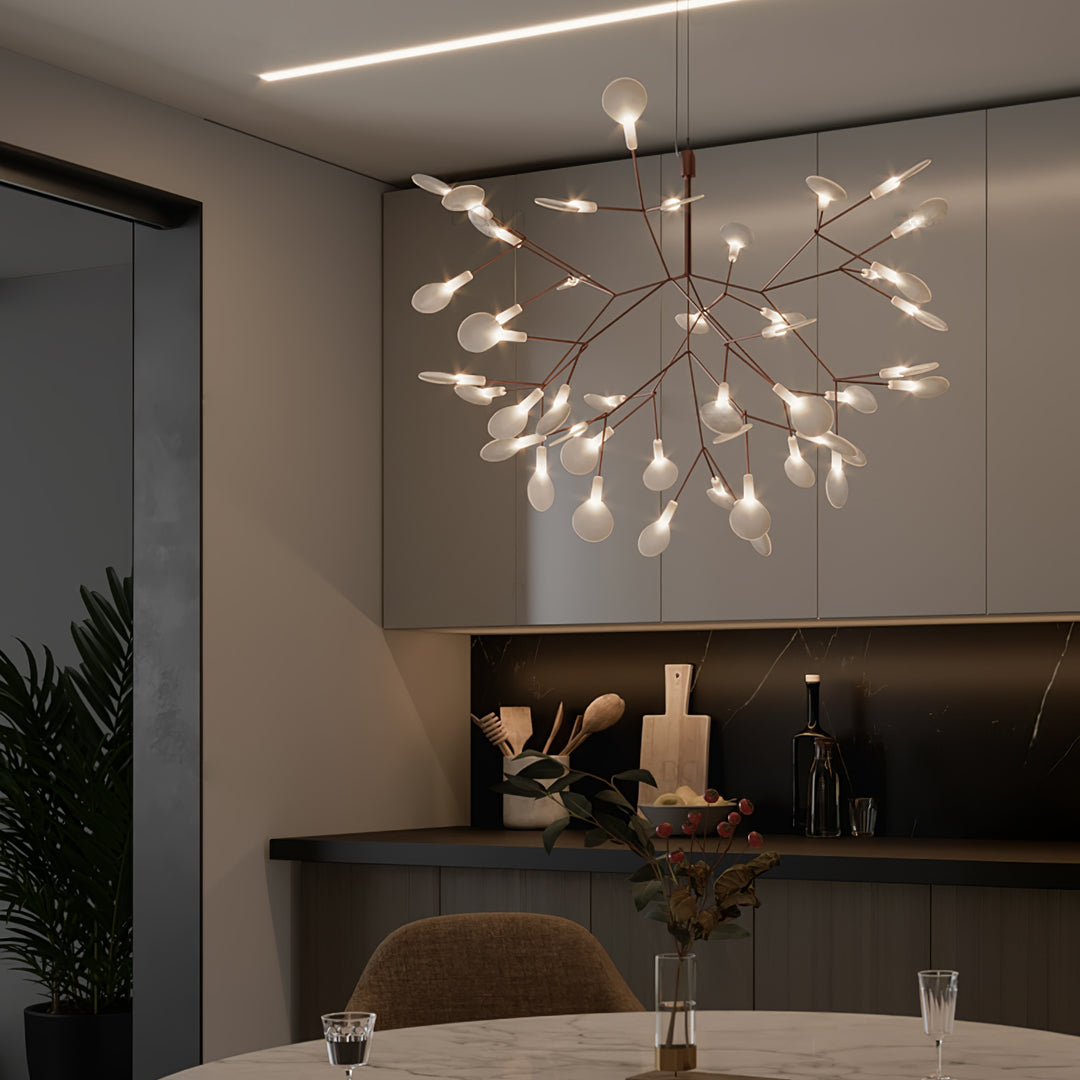 Rose Gold Firefly LED Chandelier - Vakkerlight