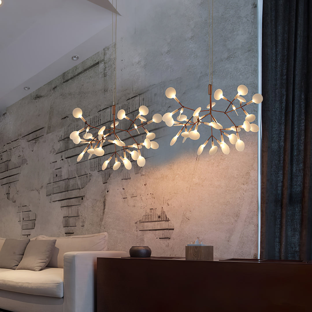 Rose Gold Firefly LED Chandelier - Vakkerlight