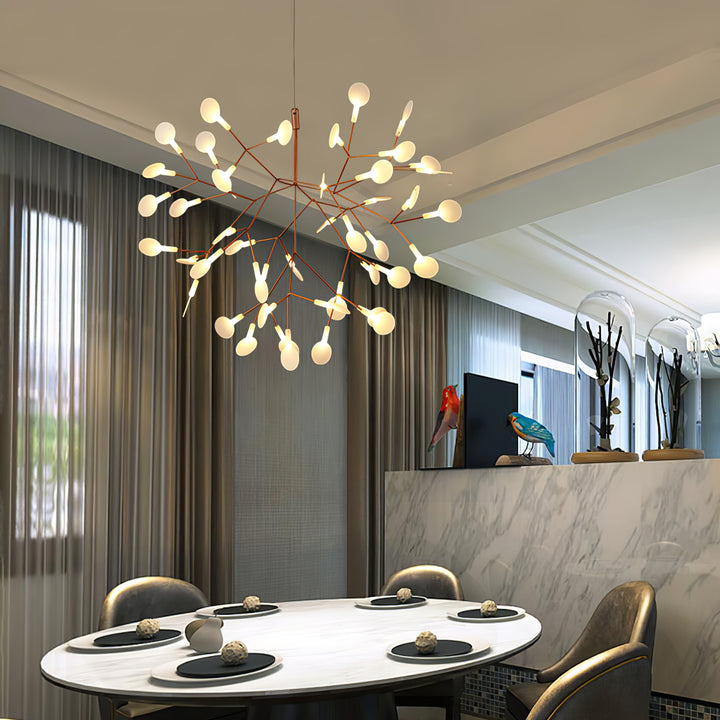 Rose Gold Firefly LED Chandelier - Vakkerlight