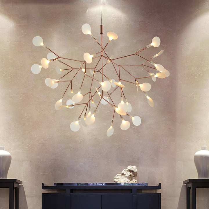 Rose Gold Firefly LED Chandelier - Vakkerlight