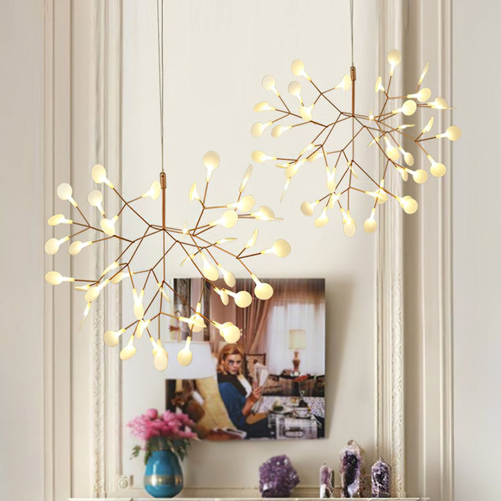 Rose Gold Firefly LED Chandelier - Vakkerlight