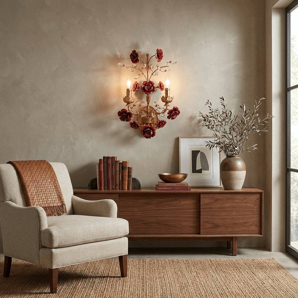 Rose Wall Sconce - Vakkerlight