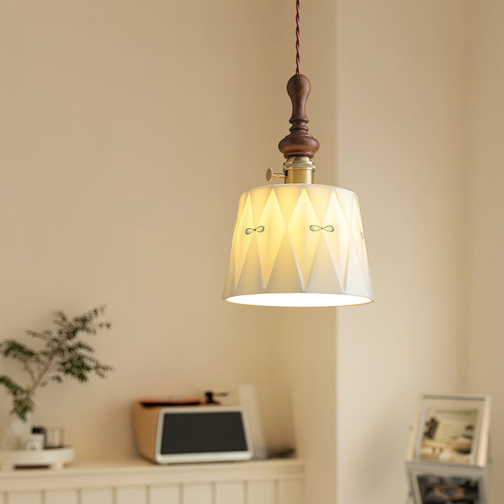 Roselind Ceramic Pendant Light - Vakkerlight