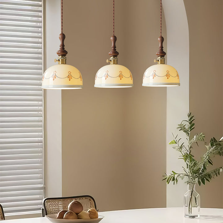 Roselind Ceramic Pendant Light - Vakkerlight